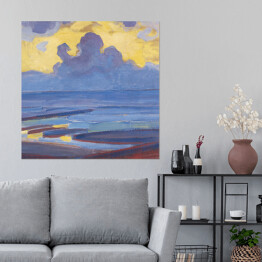 Plakat samoprzylepny Piet Mondrian By the Sea Reprodukcja obrazu