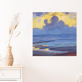Plakat samoprzylepny Piet Mondrian By the Sea Reprodukcja obrazu