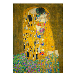 Plakat samoprzylepny Gustav Klimt "Pocałunek" - reprodukcja