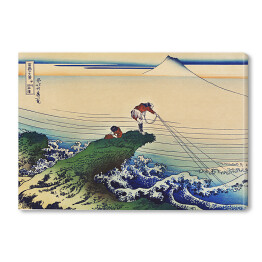 Obraz na płótnie Hokusai Katsushika. Koshu Kajikazawa. Reprodukcja