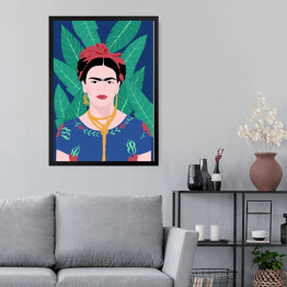 Obraz w ramie Frida - ilustracja