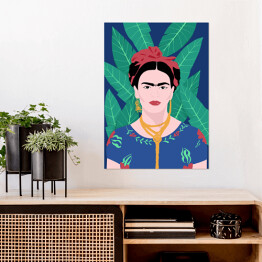 Plakat samoprzylepny Frida - ilustracja