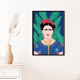 Plakat w ramie Frida - ilustracja