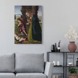 Sandro Botticelli "Adoracja Jezusa przez św. Jana" - reprodukcja