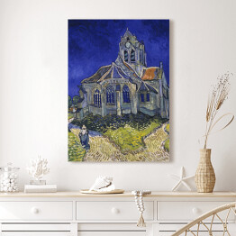 Obraz na płótnie Vincent van Gogh "Kościół w Auvers-sur-Oise" - reprodukcja