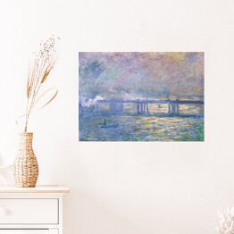 Plakat Claude Monet Most Charing Cross Reprodukcja obrau