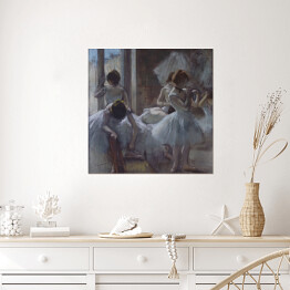 Plakat samoprzylepny Edgar Degas "Tancerze" - reprodukcja