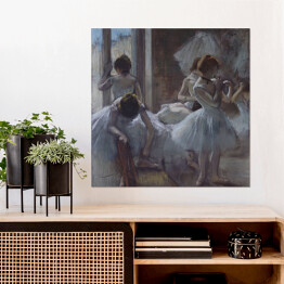 Plakat samoprzylepny Edgar Degas "Tancerze" - reprodukcja