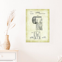 Plakat S. Wheeler - patenty na rycinach vintage