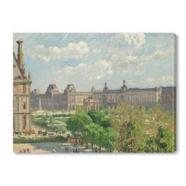 Obraz na płótnie Camille Pissarro Plac Carrousel. Reprodukcja