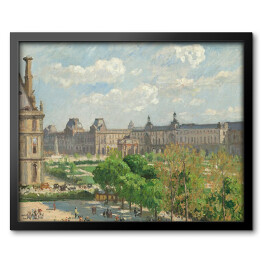 Obraz w ramie Camille Pissarro Plac Carrousel. Reprodukcja