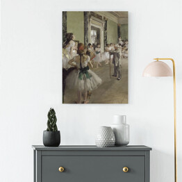 Obraz na płótnie Edgar Degas "Lekcja baletu" - reprodukcja