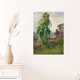 Plakat Vincent van Gogh Działka ze Słonecznikiem. Reprodukcja obrazu