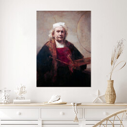 Plakat Rembrandt "Autoportret" - reprodukcja