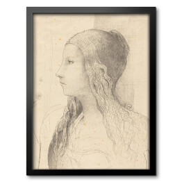 Obraz w ramie Odilon Redon Brunhilda. Reprodukcja