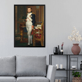 Obraz w ramie Jacques-Louis David Napoleon Bonaparte Reprodukcja