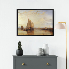 Obraz w ramie William Turner "Dryfująca łódź Dort z Rotterdamu" - reprodukcja