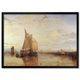 Obraz klasyczny William Turner "Dryfująca łódź Dort z Rotterdamu" - reprodukcja