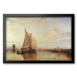 Obraz w ramie William Turner "Dryfująca łódź Dort z Rotterdamu" - reprodukcja