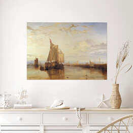 Plakat William Turner "Dryfująca łódź Dort z Rotterdamu" - reprodukcja