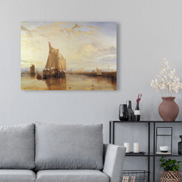 Obraz na płótnie William Turner "Dryfująca łódź Dort z Rotterdamu" - reprodukcja
