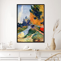 Plakat w ramie Paul Gauguin Les Alyscamps. Reprodukcja