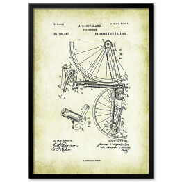 Obraz klasyczny J. S. Copeland - patenty na rycinach vintage
