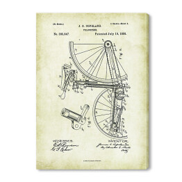 Obraz na płótnie J. S. Copeland - patenty na rycinach vintage