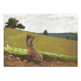 Plakat samoprzylepny Winslow Homer Zielone wzgórze Reprodukcja 