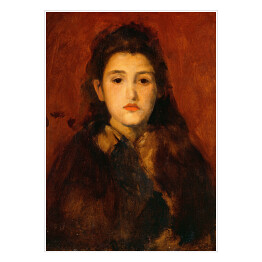 Plakat samoprzylepny Portret Alice Butt James McNeill Whistler. Reprodukcja