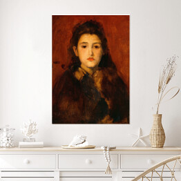 Plakat samoprzylepny Portret Alice Butt James McNeill Whistler. Reprodukcja