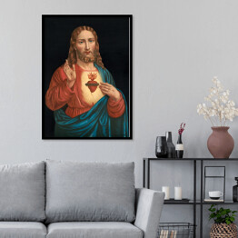 Plakat w ramie Obraz Serce Jezusa