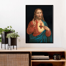 Plakat w ramie Obraz Serce Jezusa