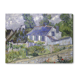 Obraz na płótnie Vincent van Gogh Domy w Auvers. Reprodukcja
