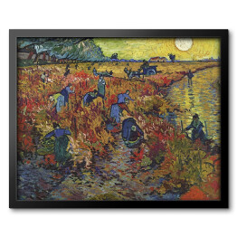 Obraz w ramie Vincent van Gogh Czerwona winnica. Reprodukcja