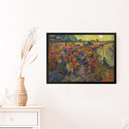 Obraz w ramie Vincent van Gogh Czerwona winnica. Reprodukcja