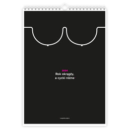 Kalendarz 13-stronicowy Kalendarz z rodzajami piersi