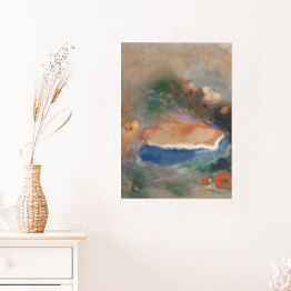 Plakat Odilon Redon Ofelia. Niebieska peleryna na wodach. Reprodukcja
