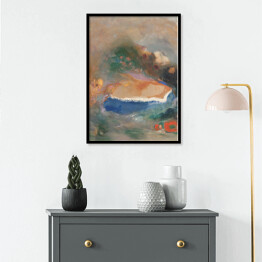 Plakat w ramie Odilon Redon Ofelia. Niebieska peleryna na wodach. Reprodukcja