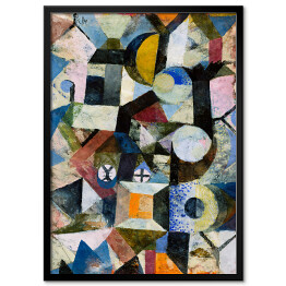 Plakat w ramie Paul Klee Composition with the Yellow Half Moon Reprodukcja obrazu