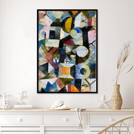 Plakat w ramie Paul Klee Composition with the Yellow Half Moon Reprodukcja obrazu