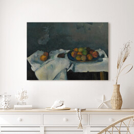 Obraz na płótnie Paul Cezanne "Martwa natura - miska brzoskwini" - reprodukcja