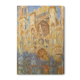 Obraz na płótnie Claude Monet "Katedra Rouen, fasada (zachód słońca)" - reprodukcja