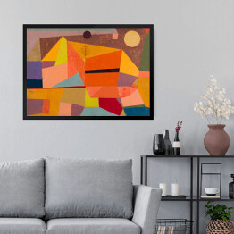 Obraz w ramie Paul Klee Joyful Mountain Landscape Reprodukcja obrazu