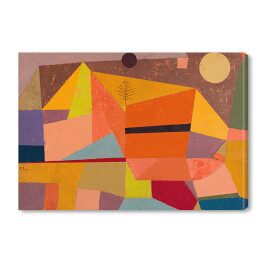 Obraz na płótnie Paul Klee Joyful Mountain Landscape Reprodukcja obrazu