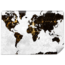 Fototapeta samoprzylepna Stylowa mapa świata