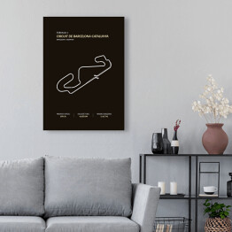 Obraz klasyczny Circuit de Barcelona-Catalunya - Tory wyścigowe Formuły 1