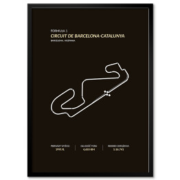 Obraz klasyczny Circuit de Barcelona-Catalunya - Tory wyścigowe Formuły 1