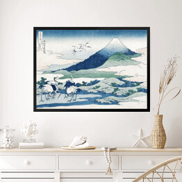 Obraz w ramie Dwór Umezawa w prowincji Sagami. Hokusai Katsushika. Reprodukcja