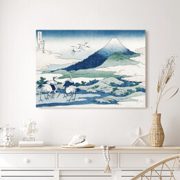 Obraz na płótnie Dwór Umezawa w prowincji Sagami. Hokusai Katsushika. Reprodukcja